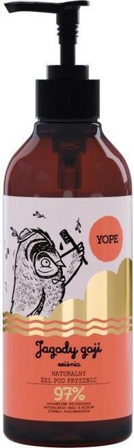 Actual product image Yope Natural Gel Under The Shower Berries Goji And Cherry 400Ml (400 ml)