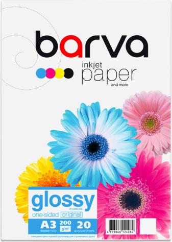 Barva Photo paper Glossy, 200 g/m², A3, 20 sheets (200 g/m², A3, 20 x)