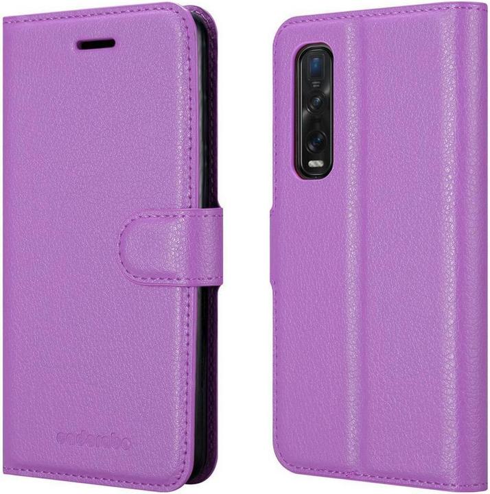 Actual product image Cadorabo Book with stand function cover (Oppo Find X2 Pro)