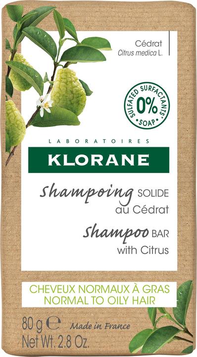 Produktbild Klorane Festes Shampoo mit Zedrat (80 ml, Festes Shampoo)