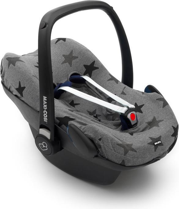 Image du produit Dooky Housse de siège-auto pour bébé - Étoiles grises