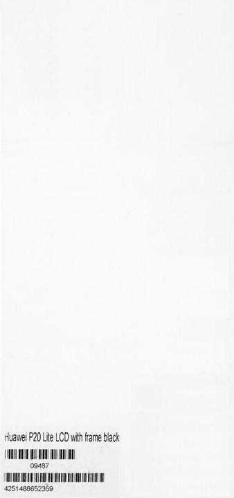 Image du produit OEM Unité d'affichage + cadre pour Huawei P20 Lite noir (Huawei P20 Lite)