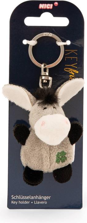 Image du produit Magni NICI Schlüsselanhänger Esel mit Kleeblatt 5cm