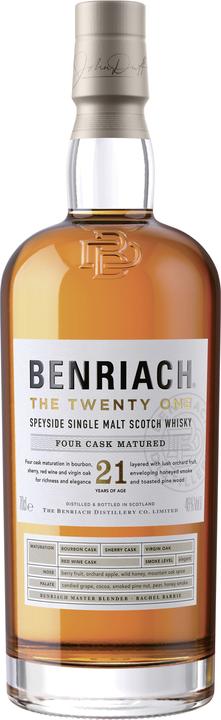 Image du produit BenRiach Le Twenty One 21 ans d'âge (Scotch Whisky, 1 x 70 cl)