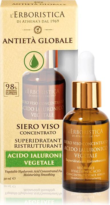 Image du produit L'Erboristica di Athena's Sérum concentré à l'acide hyaluronique à base de plantes 30ml (30 ml)