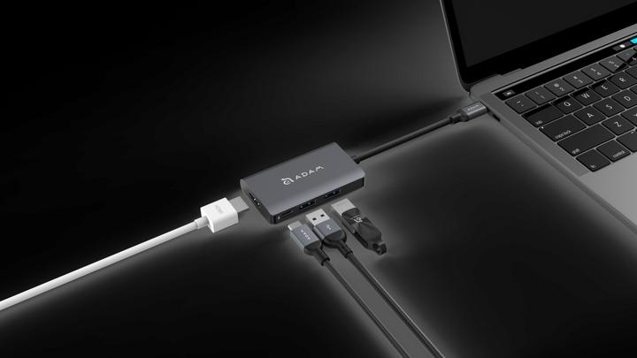 Actual product image Adam Elements CASA Hub A01m - 4 Port Hub, grey (USB-C, 4 Ports)