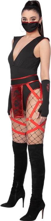 Actual product image Fever Womens/Ladies Ninja Costume Set (M)
