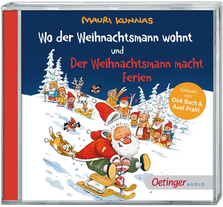 Actual product image Where Santa Claus lives and Santa Claus goes on vacation (Mauri Kunnas, German)