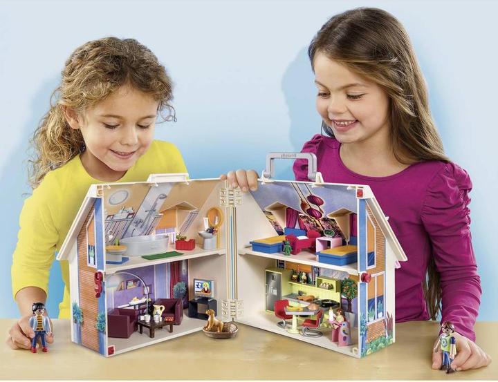 Produktbild Playmobil Mitnehm-Puppenhaus (70985, Playmobil Dollhouse)
