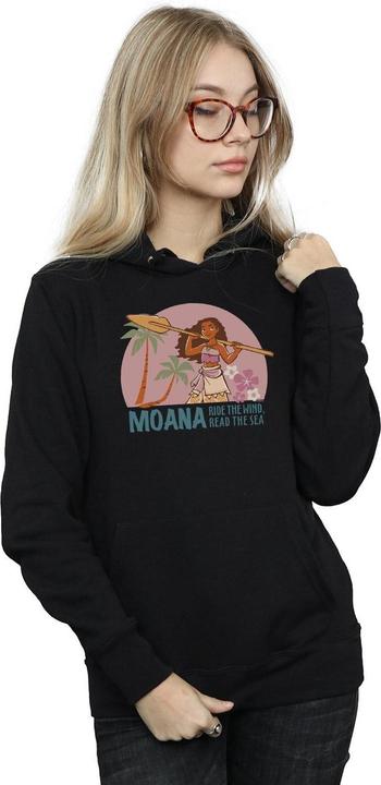 Actual product image Disney Womens/Ladies Moana Read The Sea Hoodie (L)