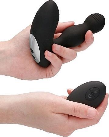 Productafbeelding Shots Op afstand bedienbare E-Stim & vibrerende prostaat massager