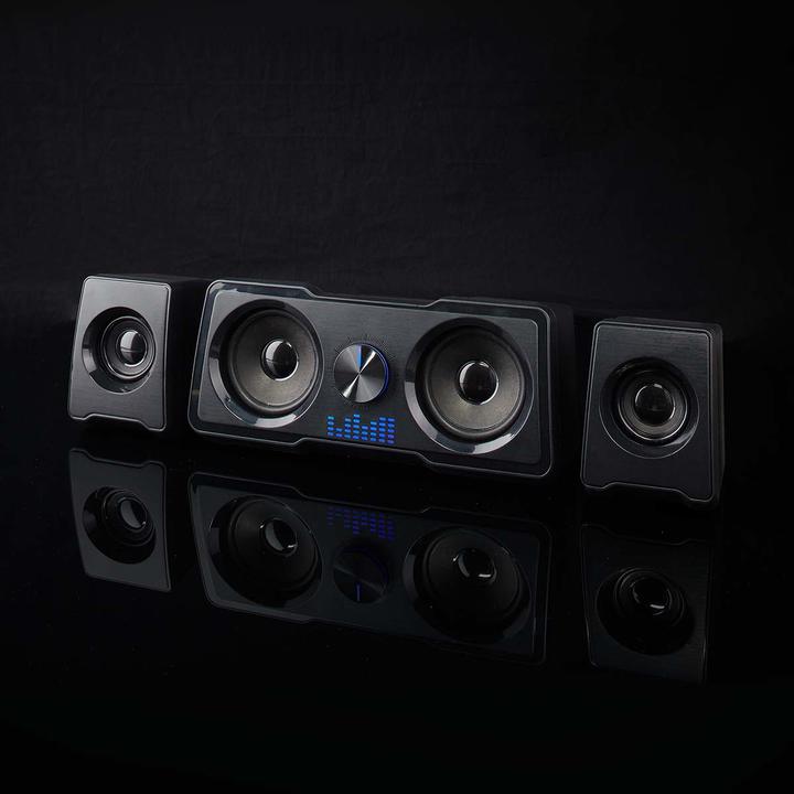 Actual product image Nedis Gaming Speaker | Speaker Channels: 2.2 | Power Supply via USB | 3.5 mm Plug | 48