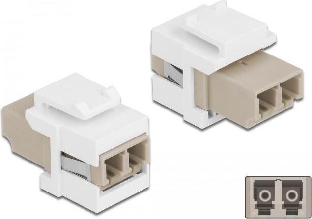 Produktbild Delock Keystone Jack: LWL LC-LC (0.03 m)