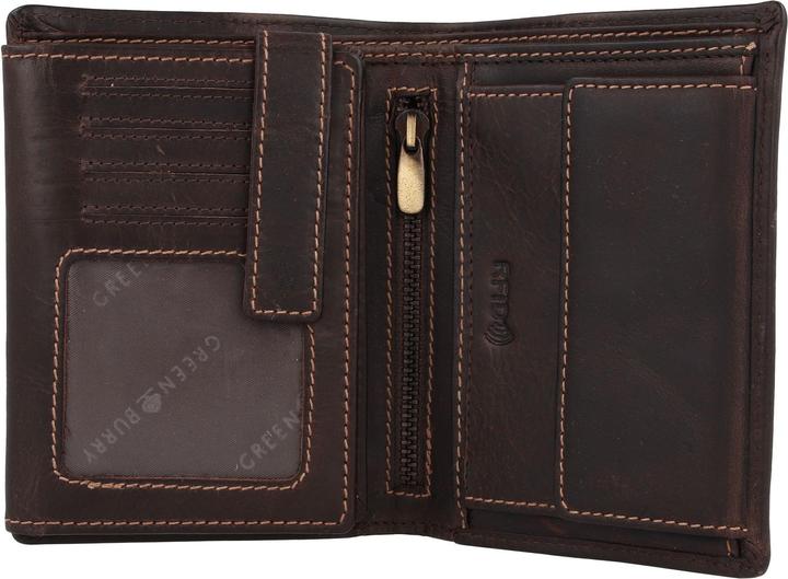 Immagine prodotto Greenburry Portafoglio Tornado con protezione RFID in pelle 10 cm