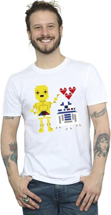 Immagine prodotto Star Wars Heart Robot Maglietta Uomo (XL)