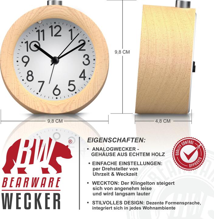 Image du produit Bearware Horloge de réveil