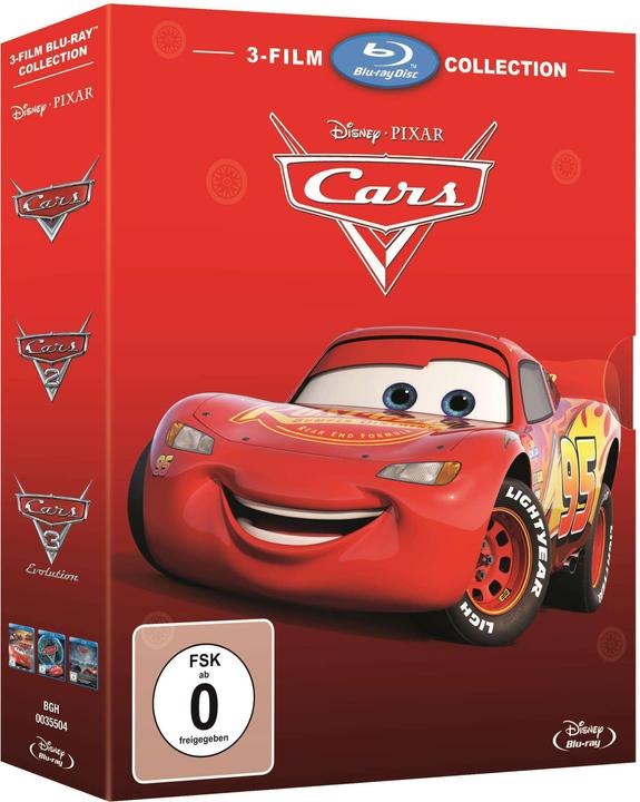 Actual product image Cars 1-3 (Blu-ray, 2017, German)