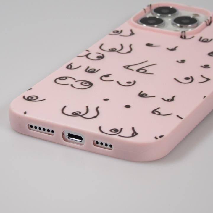 Produktbild PhoneLook Hülle Gummi Cover funny Cartoon Brüste Tattoo (Apple iPhone 13 Pro Max)