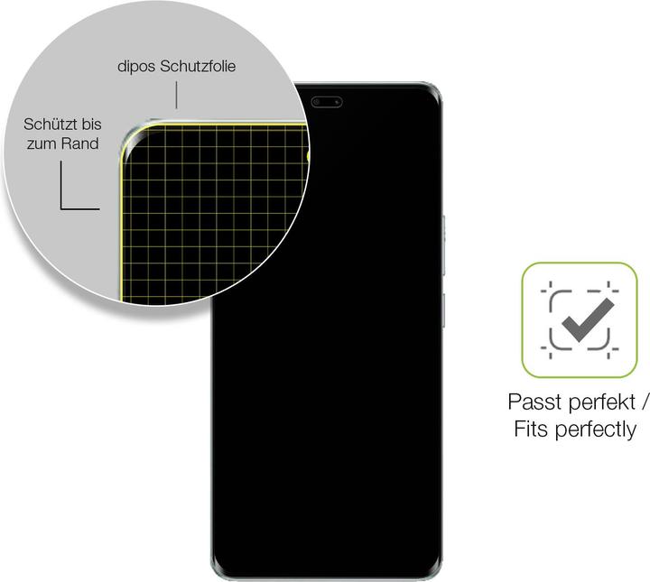 Produktbild Dipos Full Cover Schutzfolie Matt (1 Stück, Honor 60 Pro)