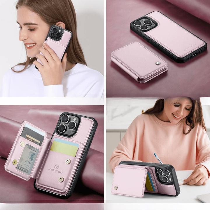 Produktbild Cover-Discount iPhone 16 Pro - 2-in-1 Backcover mit Kreditkarten-Etui (Apple iPhone 16 Pro)