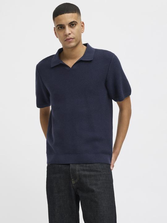 Produktbild Jack & Jones Jprcceaston Knit Split Neck Ss Sn (M)