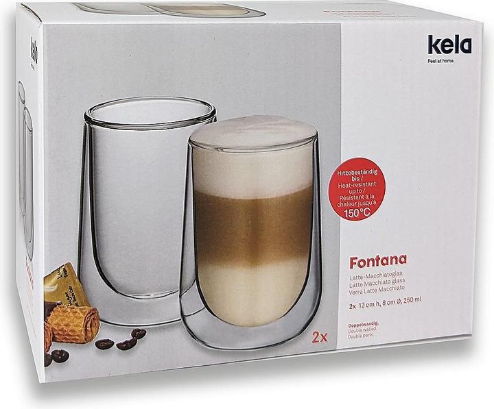 Produktbild Kela Latte-Macchiatoglas Fontana (2 x)