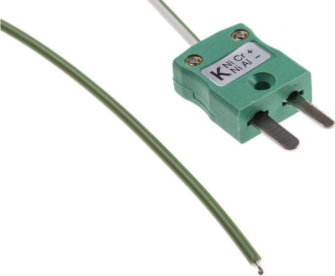 Actual product image Rs Pro Type K Thermocouple + Plug, 10m