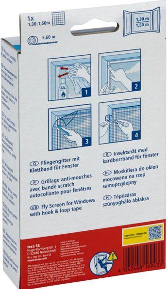 Actual product image tesa Insect screen STANDARD window (130 x 150 cm)