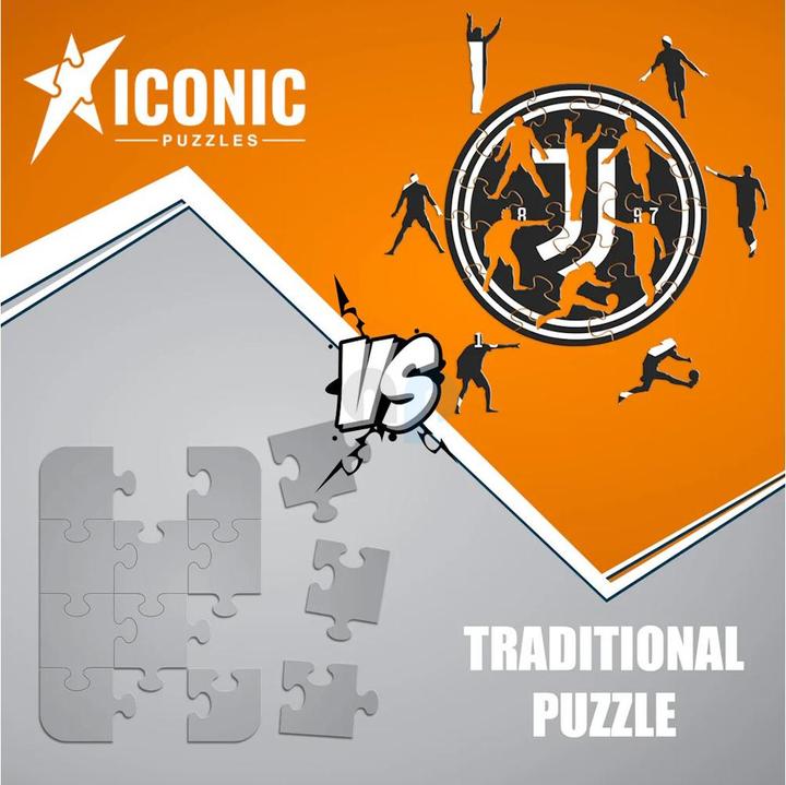 Immagine prodotto Iconic Juventus FC - Logo - Puzzle in Legno Taglia S (150 Pezzi) (150 pezzi)