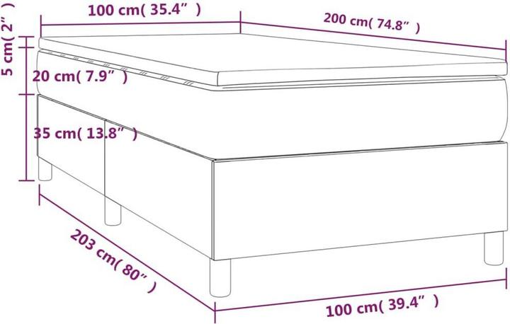 Produktbild VidaXL Gilberto (100 x 200 cm, 100 x 200 cm)