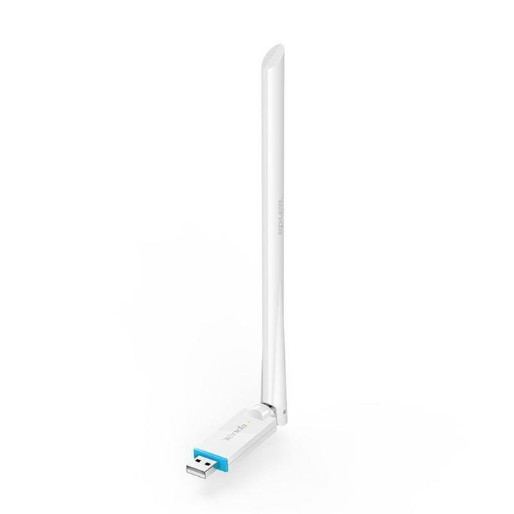 Actual product image Tenda U2v5 AX300 WiFi 6 USB Adapter, 286 Mb/s, 802.11ax/b/g/n, 6 dBi, Soft AP, Win 7/10/11, Linux (USB)