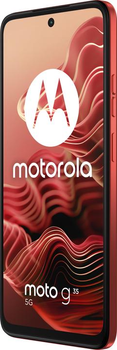 Productafbeelding Motorola Moto G35 (128 GB, Guave Rood, 6.73", Dubbele SIM, 50 Mpx, 5G)