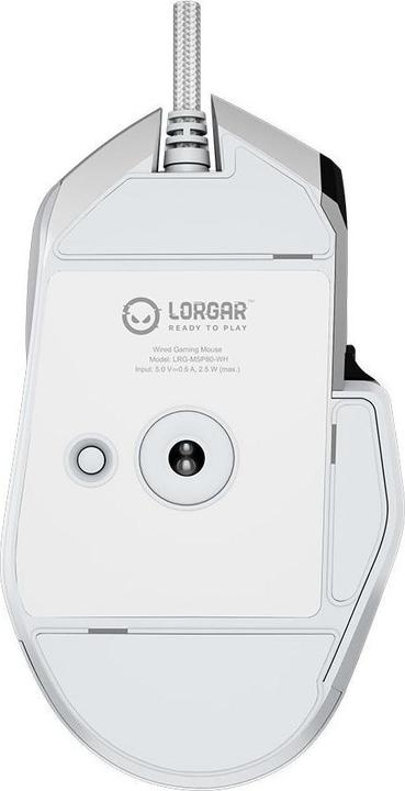 Produktbild Lorgar Computer mouse MSP80, 8000 Hz Gaming Mouse Pro, White