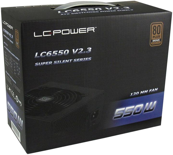 Produktbild LC-Power SuperSilent Black-Edition 6550 (550 W)