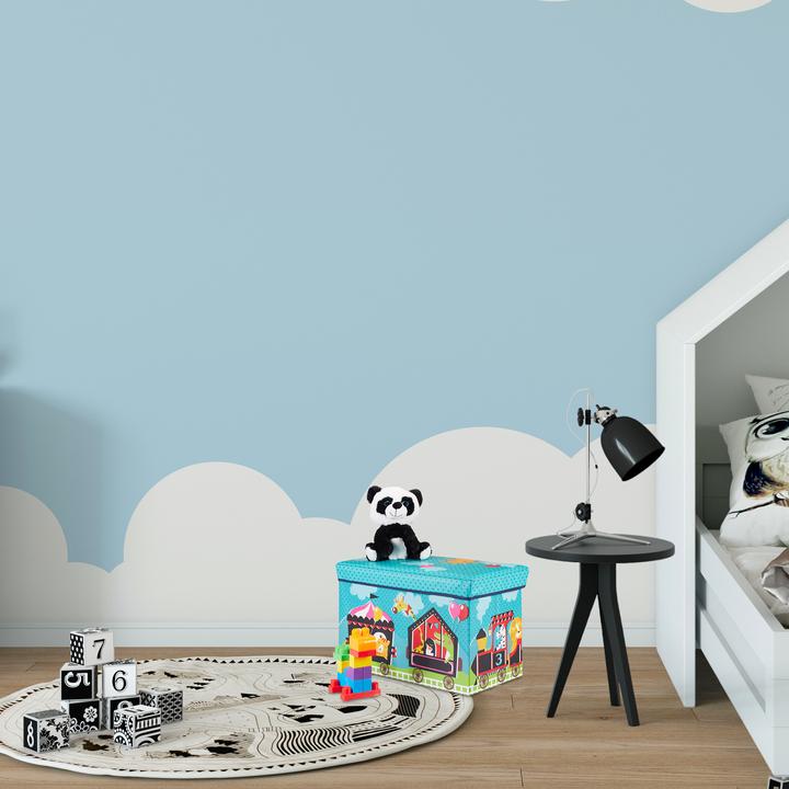 Actual product image Relaxdays Kids' Toy Box Ottoman