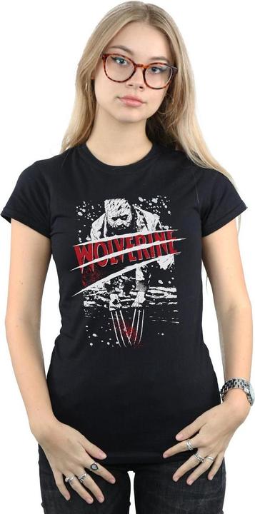 Image du produit - T-shirt X-MEN SPLIT RED WOLVERINE - Femme (XXL)