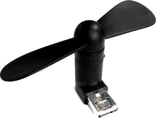 Actual product image No Name Wiatraczek 2in1 USBmicroUSB czarny black