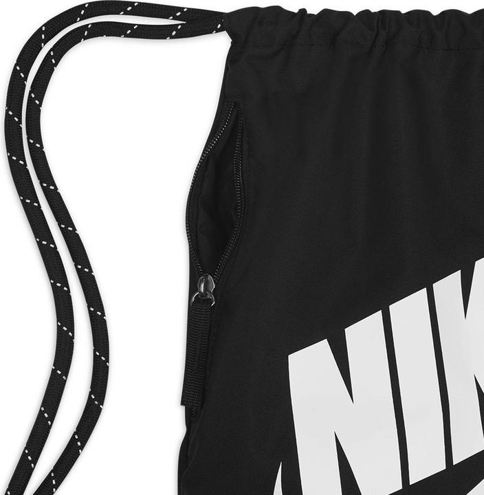 Actual product image Nike Heritage Drawstring Bag DC4245-010 Black