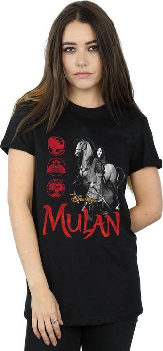 Immagine prodotto Disney Mulan Movie Horse Pose Maglietta Ampia Donna (S)