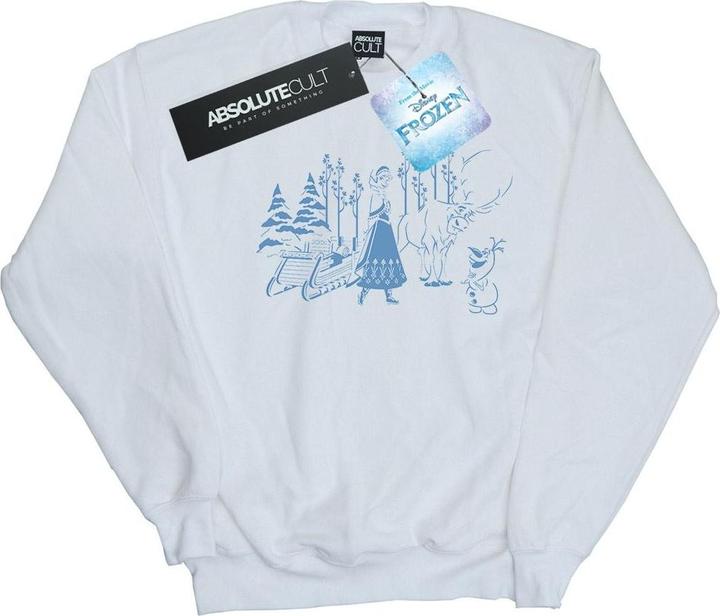 Disney Frozen Anna Sven And Olaf Sweatshirt Jungen