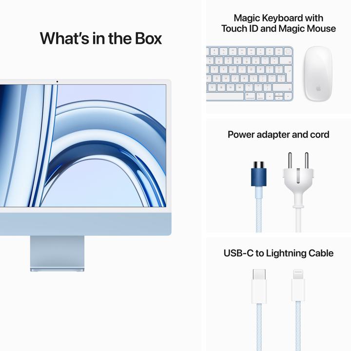 Produktbild Apple iMac 2023 (M3, 8 GB, 256 GB)