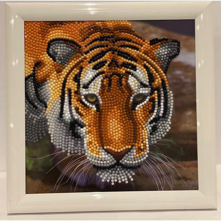 Image du produit Craft Buddy Accessoires pour l'art du cristal Cadre photo blanc 21 x 21 cm