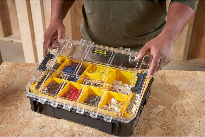 Actual product image Stanley Organizer TSTAK 10 compartments