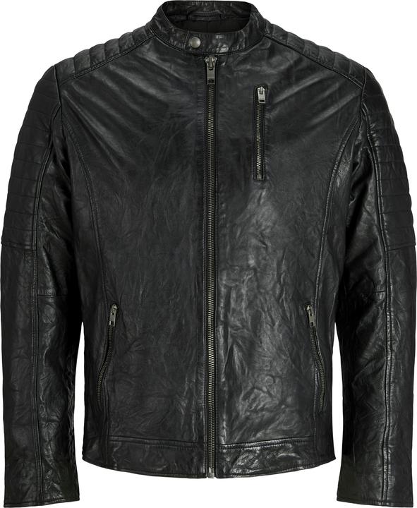 Jack & Jones Jjerichard Leather Jacket Noos