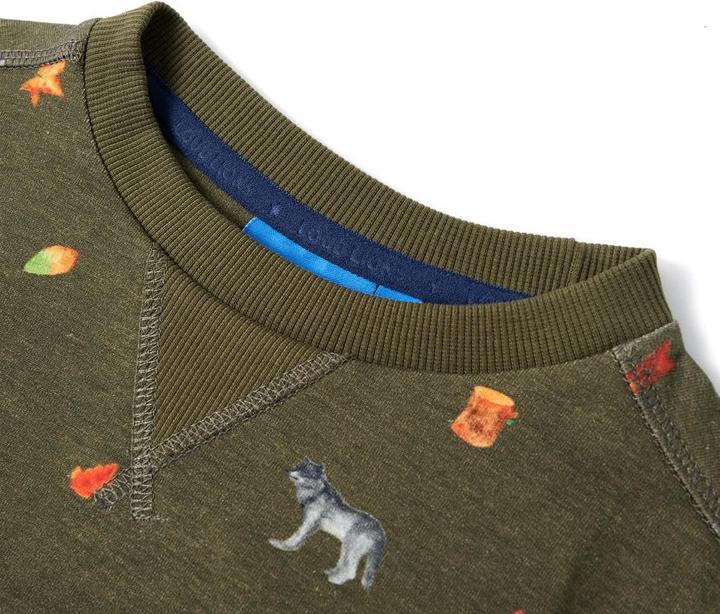 Produktbild VidaXL Kinder-Sweatshirt Khaki 140,Material: 95 % Baumwolle. 5 (140)