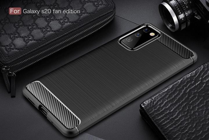 Produktbild Screenguard Carbon Brushed Soft TPU Case (Samsung Galaxy S20 FE)