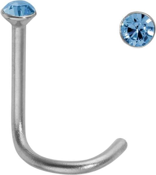 Bijouteria Nasenpiercing (Edelstahl, Kristall)