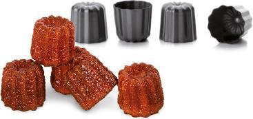 Image du produit Ibili Moule à canele 4 pièces 6 cm Pour faire de délicieux canelés