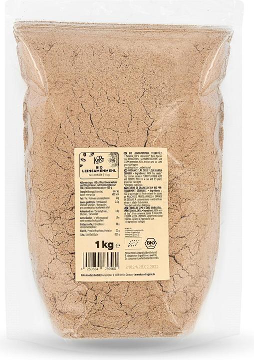 Produktbild KoRo Bio Leinsamenmehl teilentölt (1000 g)