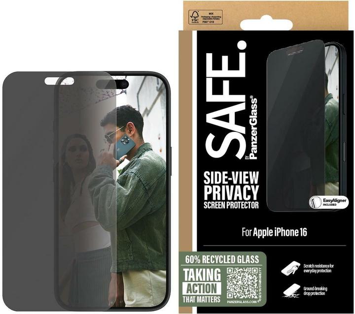 Produktbild PanzerGlass Privacy Displayschutz (1 Stück, Apple iPhone 15, Apple iPhone 16)